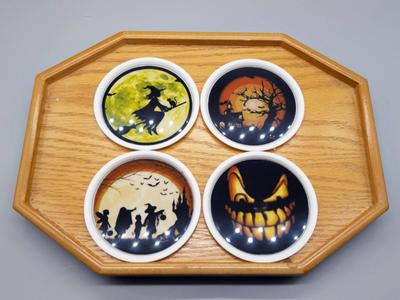 Stackable Halloween Coasters