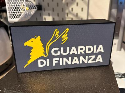 Light Box Guardia di Finanza