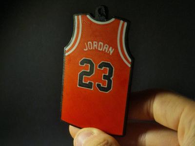 Jordan Jersey Keychain