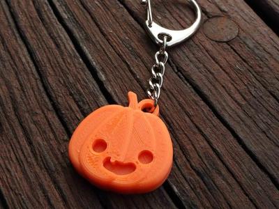 Cute pumpkin keychain