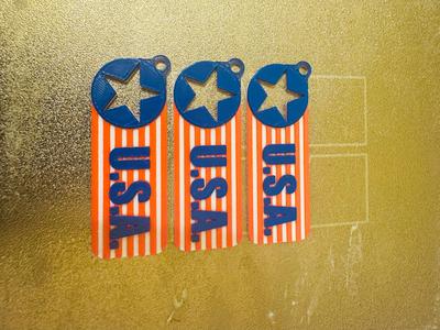 USA FLAG TAG