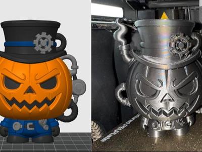 Steampunk Pumpkin Jack
