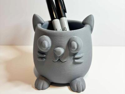 Silly Cat Pen cup