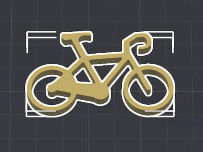 Bike keychain
