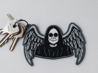 Ozzy Osbourn keychain