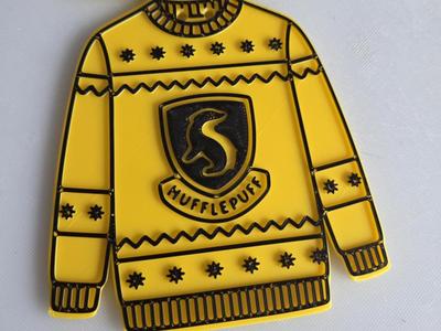 Harry Potter Christmas Jumper Bunting - Hufflepuff