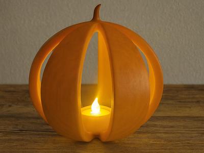 Pumpkin Tea Light Decor