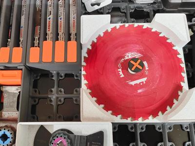 Gridfinity 4x4 Saw Blade Storage