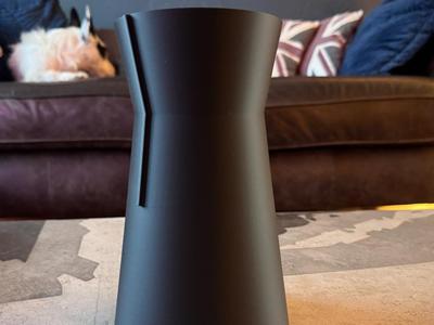 MonoLina Vase Modern Angled Vase Dual Line Feature