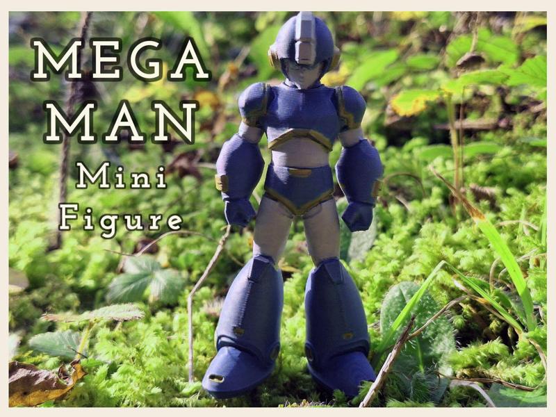 MegaMan Figure, detailed Mega Man