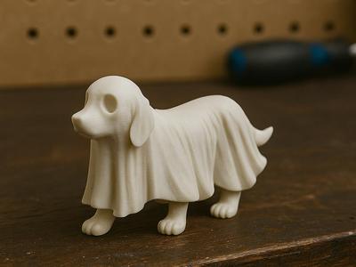 The Ghost Dog – Halloween Statue Figurine 3D