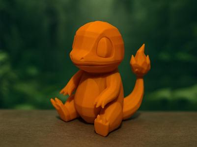 Low-Poly Charmander