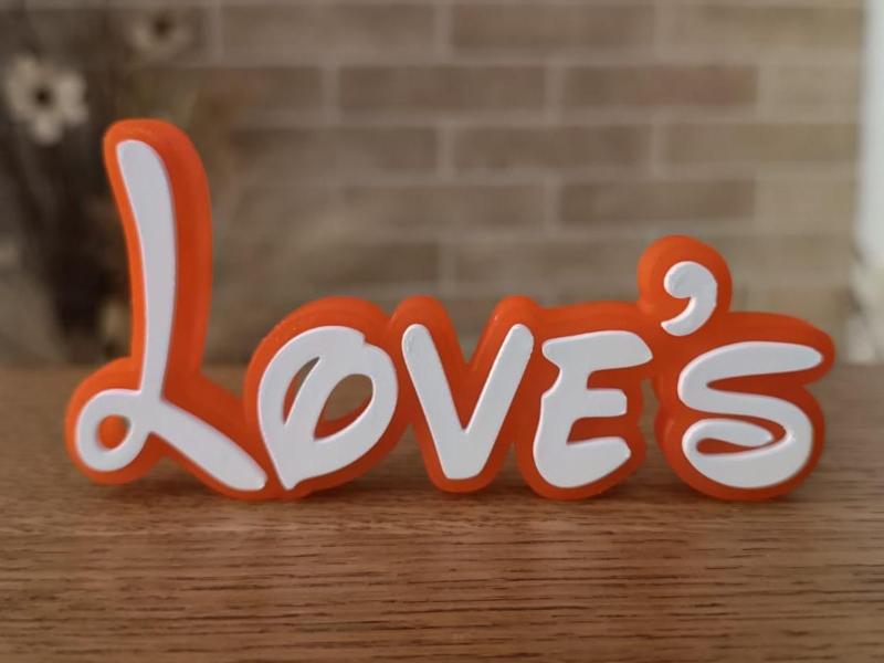 Disney Font Love Home decorative Love's room