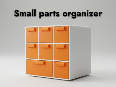 Small parts organizer - Desk