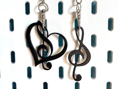Musical Notes with a heart NO AMS 