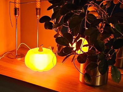 Pumpkin lamp