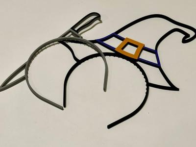 Halloween Headbands - Witch Hat, Knife, and more!