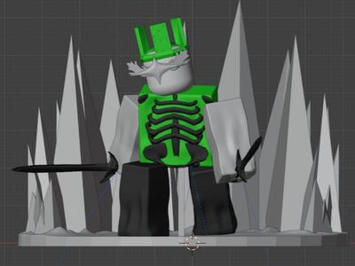 1x1x1x1 Statue (Forsaken)