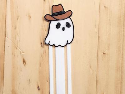 Cowboy Ghost Bookmark