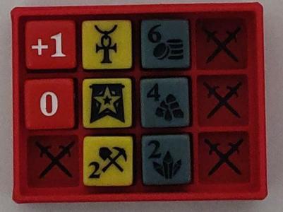 Hereos 3 Board Game Dice box for 8 or 12 dice