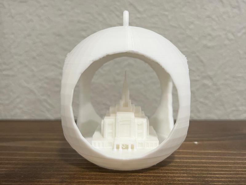 Ogden Temple ornament