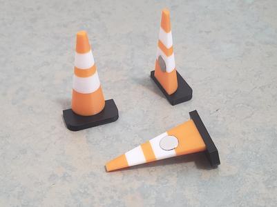 Traffic Cone Fridge Magnet