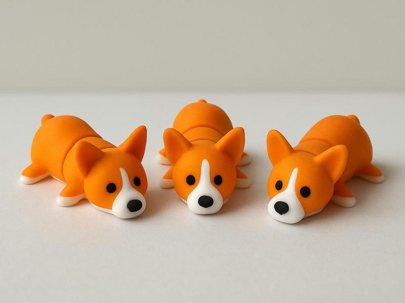 Cute Articulated Corgi Mini Dog