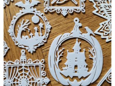 Haunted Halloween Hangers – Graveyard & Pumpkin 