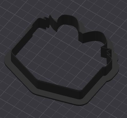 Present Cookie Cutter STL – 3.5" – Holiday & Celebration Baking