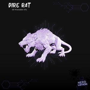 Dire Rat - D&D 3D Model (Dungeons and Dragons)