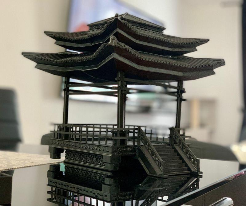 Asian modular small temple
