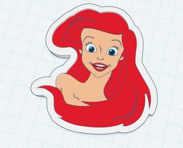 Ariel Fondant Stamp & Cutter