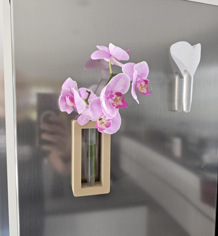 magnet holder fridge flowers - soliflore