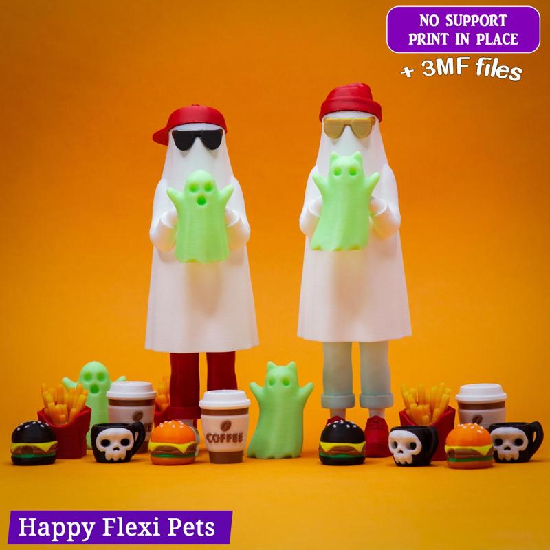 Little Ghost and his tiny ghosts and a set of snacks (#80)