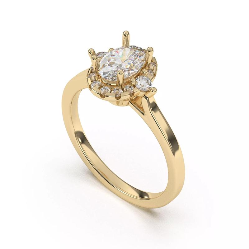 Oval Diamonds Gorgeous Ring