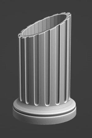 Doric column pen holder
