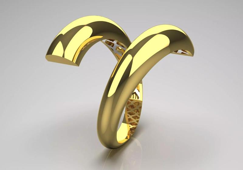 woman gold ring gr0060