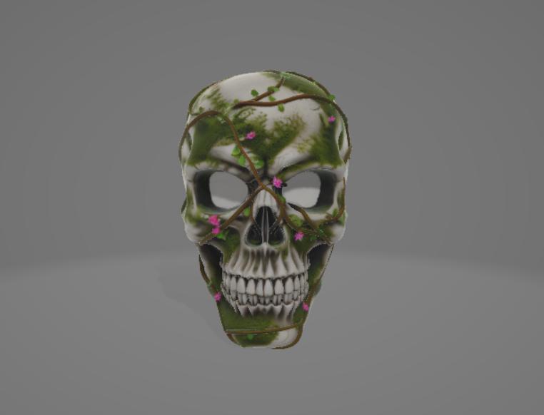 Verdant Skull Effigy