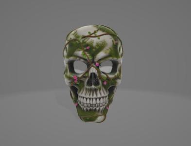 Verdant Skull Effigy