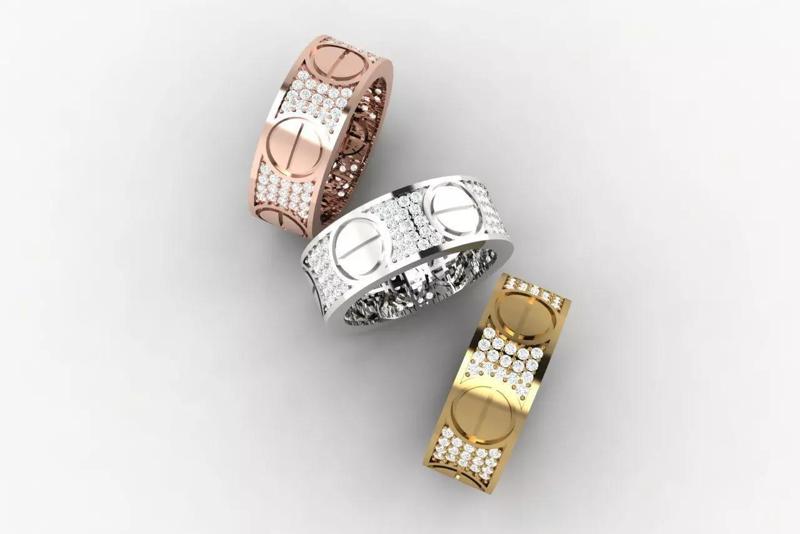 Solitaire Wedding Engagement Women Ring 3D print model