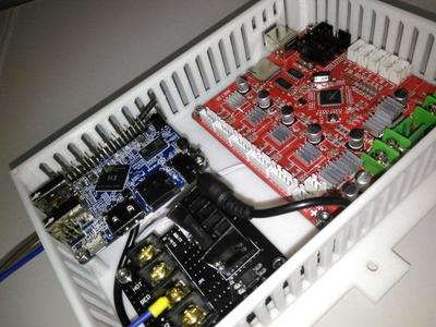 AM8 Electronic case (Anet Board + OrangePi Lite + MOFSET + Tension converter)