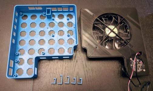 Anet A8 Enclosure for MKS Gen 1.4, MOSFET, Raspberry Pi