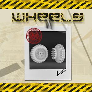 Gaslands  wheels 1/64 KAVANFACTORY V7