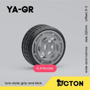 YA-GR - 22mm Wheel - Multi-offset