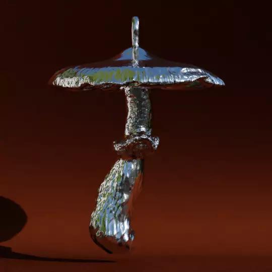 san Isidro pendant    Psilocybe cubensis     cucumelo   fungi