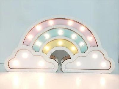 Led Children's Lamp / Rainbow Lamp / Bedside Table Lamp