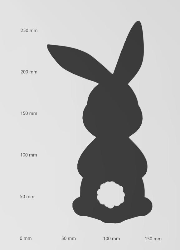 Wandtattoo Osterhase 3