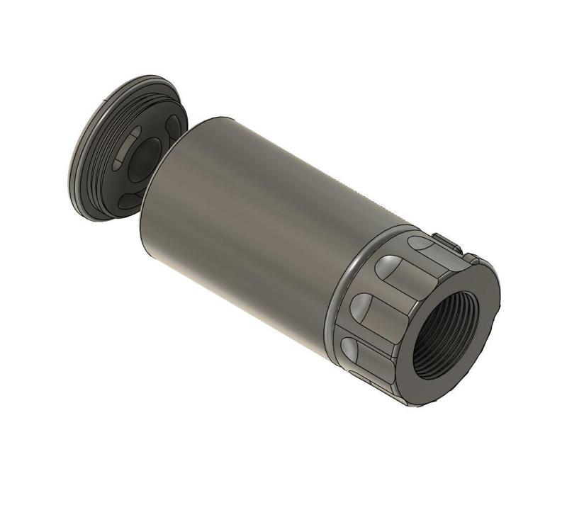 Airsoft 24mm CW Surefire Warden Style Tracer Shroud for LCT E&L AK