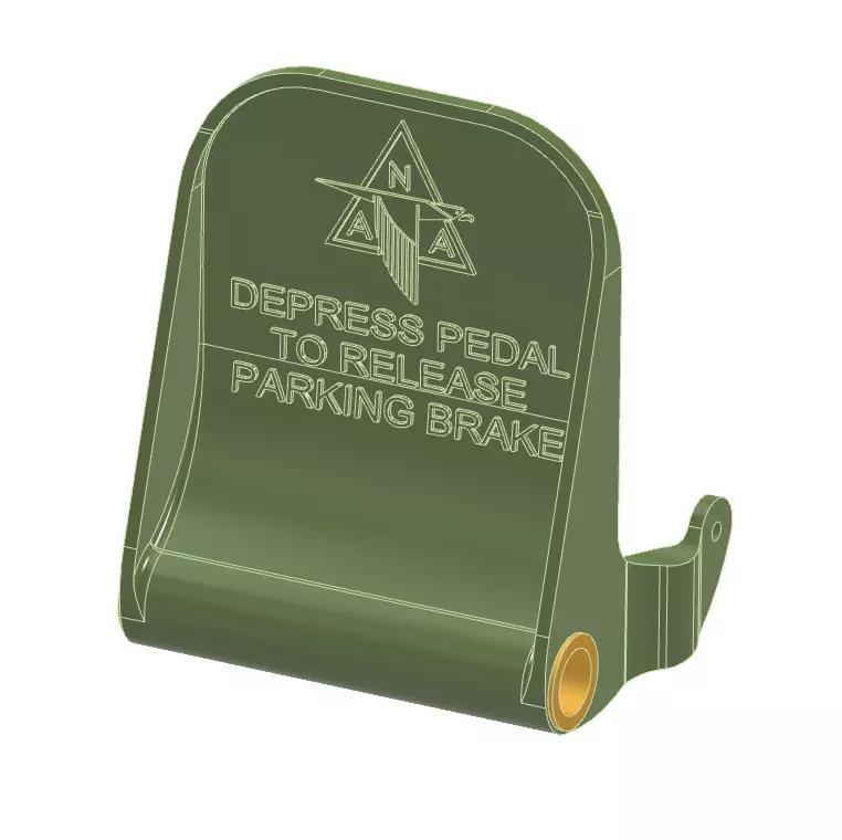 Rudder Pedals - P-51 Mustang - 73-52405