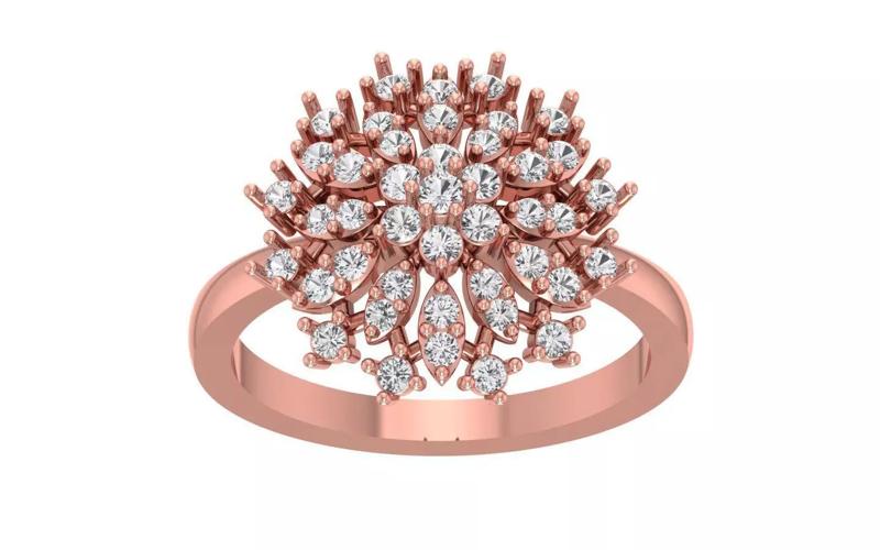 Women Wedding Engagement Bridal Ring